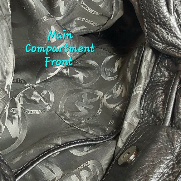 MICHAEL KORS 'ASTOR' GROMMET LEATHER TOTE BAG BRAIDED STRAPS CORSET STYLE - Picture 8 of 16